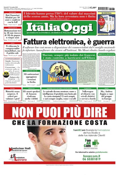 Italia oggi : quotidiano di economia finanza e politica